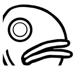 Head of sea bream 1 sticker #9959858