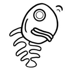 Head of sea bream 1 sticker #9959862