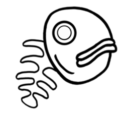 Head of sea bream 1 sticker #9959871