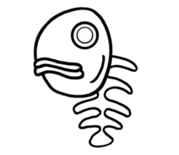 Head of sea bream 1 sticker #9959872