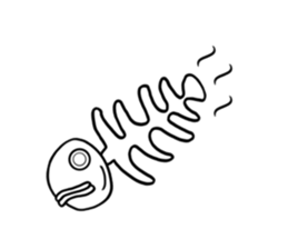 Head of sea bream 1 sticker #9959873