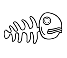 Head of sea bream 1 sticker #9959874