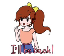 Jeannie - It's all about you (English) sticker #9960084