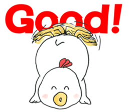 1st of the fat bird sticker #9960392