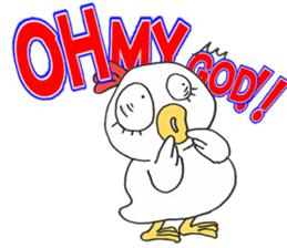 1st of the fat bird sticker #9960408