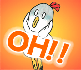 1st of the fat bird sticker #9960415