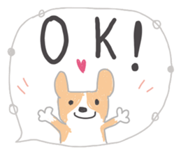 Warm fuzzy , the cute dog sticker #9960737
