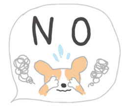Warm fuzzy , the cute dog sticker #9960738