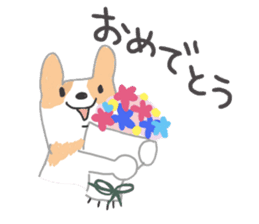 Warm fuzzy , the cute dog sticker #9960754