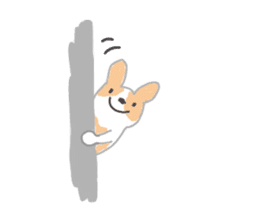 Warm fuzzy , the cute dog sticker #9960756