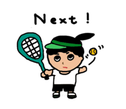 Tennis girl lidia speak in English sticker #9961390