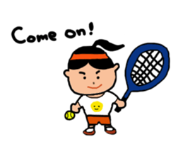 Tennis girl lidia speak in English sticker #9961392