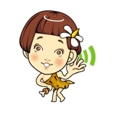 Changing clothes Momo-chan 4 sticker #9961924