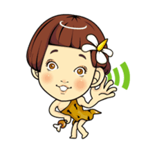 Changing clothes Momo-chan 4 sticker #9961924