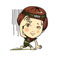 Changing clothes Momo-chan 4 sticker #9961929