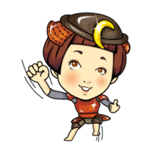 Changing clothes Momo-chan 4 sticker #9961948