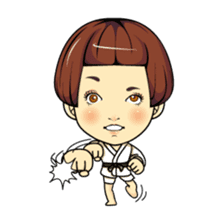 Changing clothes Momo-chan 4 sticker #9961954