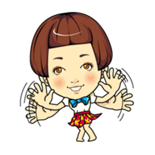 Changing clothes Momo-chan 4 sticker #9961958