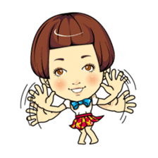 Changing clothes Momo-chan 4 sticker #9961958