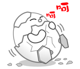 Little Eggshell Soldier sticker #9962171