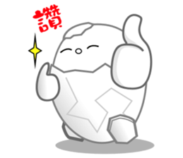 Little Eggshell Soldier sticker #9962178