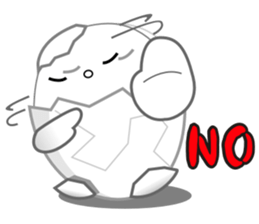 Little Eggshell Soldier sticker #9962194