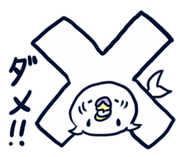 Face our parakeet sticker #9962201