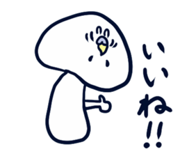 Face our parakeet sticker #9962209