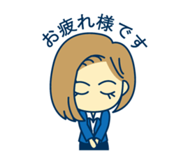 Office worker's real feelings sticker #9962243