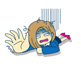 Office worker's real feelings sticker #9962246