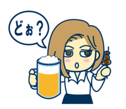 Office worker's real feelings sticker #9962247