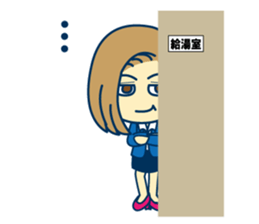 Office worker's real feelings sticker #9962252