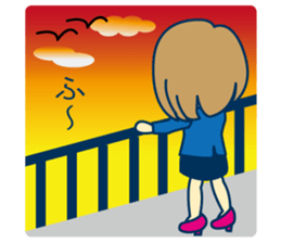 Office worker's real feelings sticker #9962256