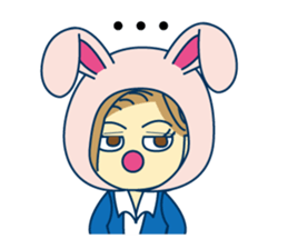 Office worker's real feelings sticker #9962258