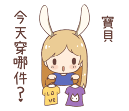 Little cute baby sticker #9962763