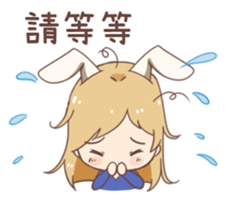 Little cute baby sticker #9962771