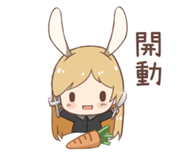 Little cute baby sticker #9962778