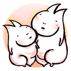 Strange rabbits -The messengers of peace