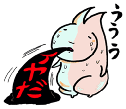 Strange rabbits -The messengers of peace sticker #9962962