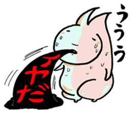 Strange rabbits -The messengers of peace sticker #9962962