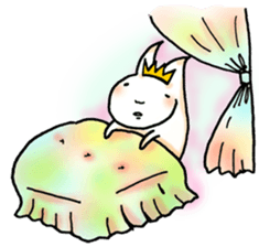 Strange rabbits -The messengers of peace sticker #9962967