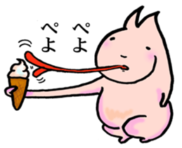 Strange rabbits -The messengers of peace sticker #9962972