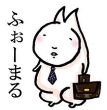 Strange rabbits -The messengers of peace sticker #9962977