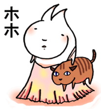 Strange rabbits -The messengers of peace sticker #9962978