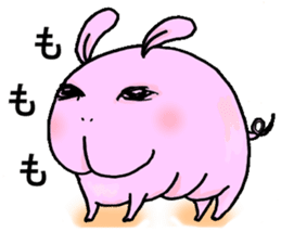 Strange rabbits -The messengers of peace sticker #9962980