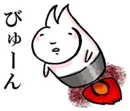 Strange rabbits -The messengers of peace sticker #9962988