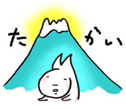 Strange rabbits -The messengers of peace sticker #9962990