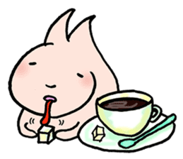 Strange rabbits -The messengers of peace sticker #9962991