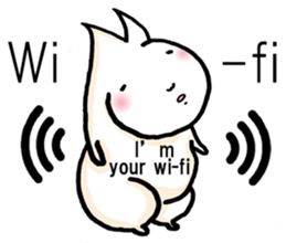 Strange rabbits -The messengers of peace sticker #9962994