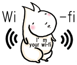 Strange rabbits -The messengers of peace sticker #9962994